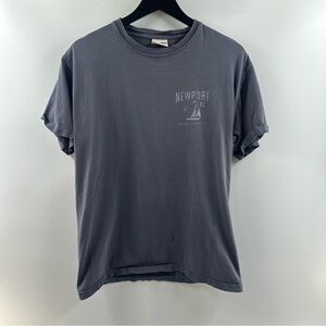 Comfort Wash Newport Rhode Island Graphic T-Shirt Steel Blue Men’s Size Medium